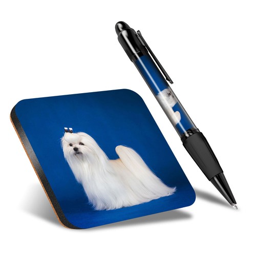 Square coaster 1 pen - square,