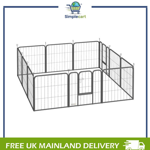 Steel dog pen panel - pen,, puppy